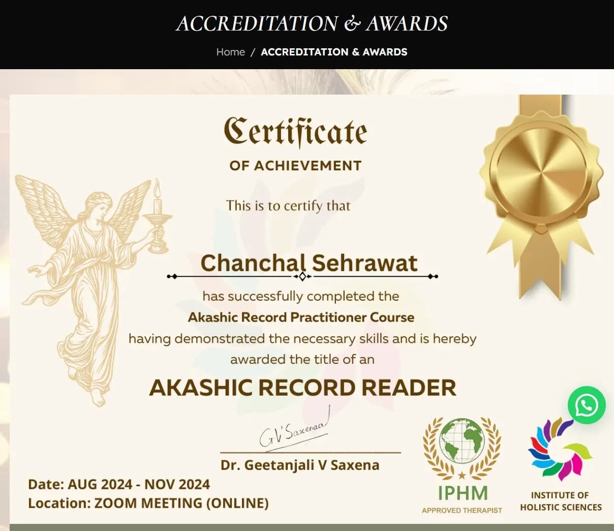 Professional Certificate 1